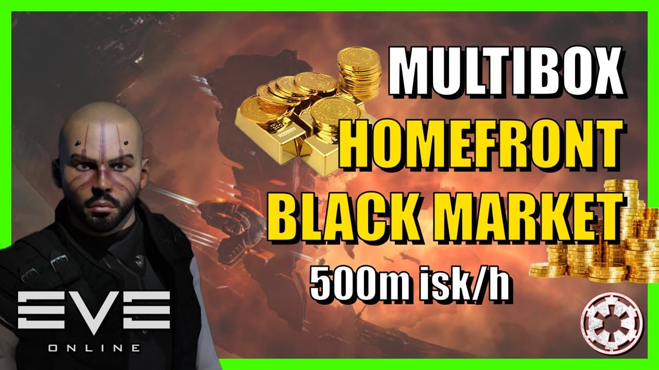 💰 Guía Multibox Homefront Operations Black Market con Kaibak💰 || Tutorial Eve Online 2024