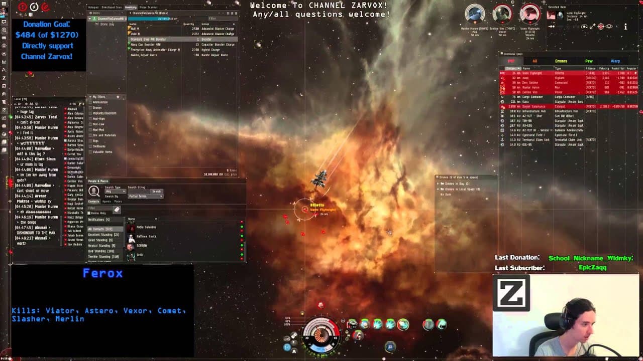 [Eve Online] Zarvox Ferox + Zaqq Vigilant vs Horde