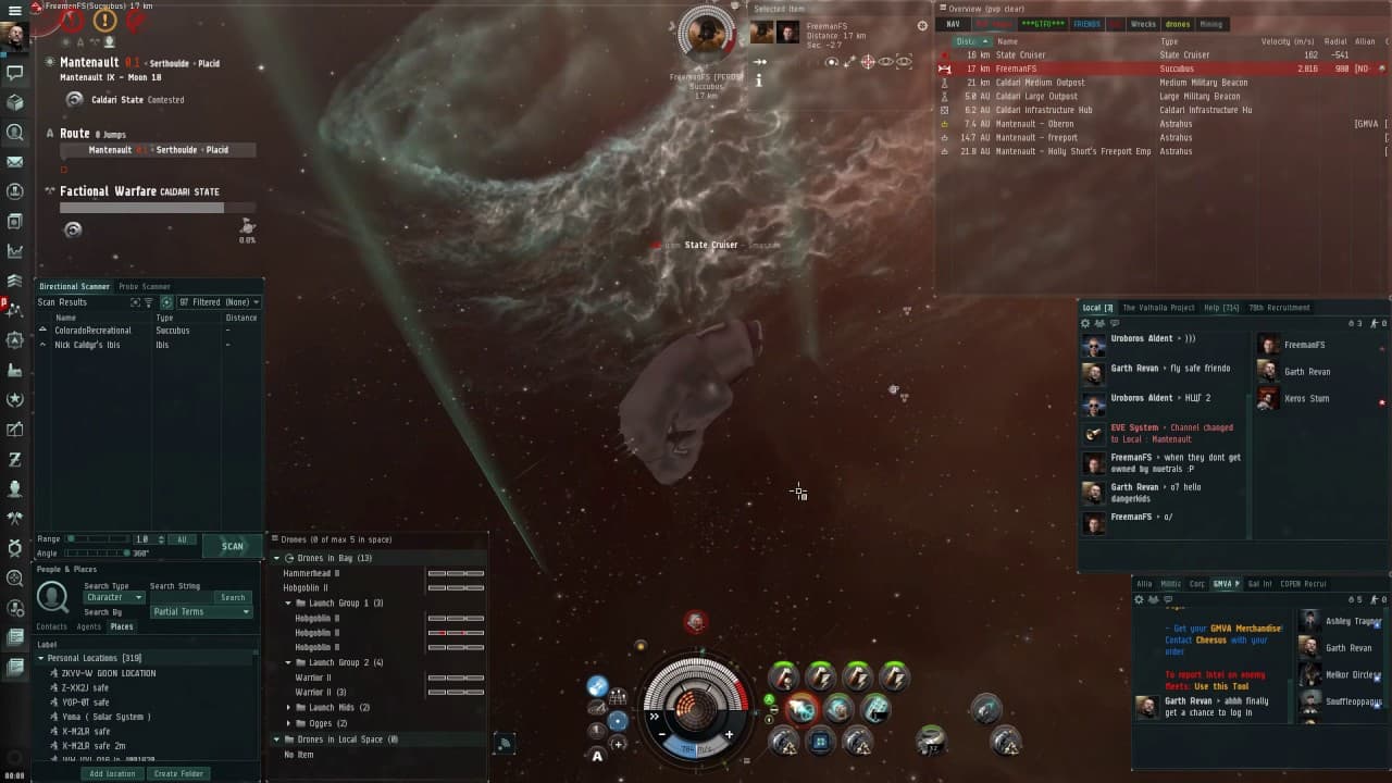 [EVE ONLINE] I lost my fave vexor to a succubus and orthrus