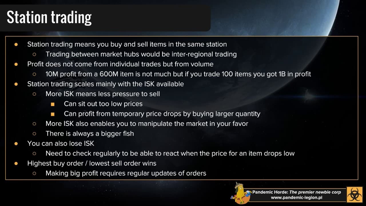 Horde Flightschool: Station Trading