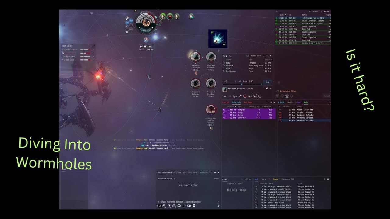 Eve Online - Diving Into Wormholes - Newbro guide