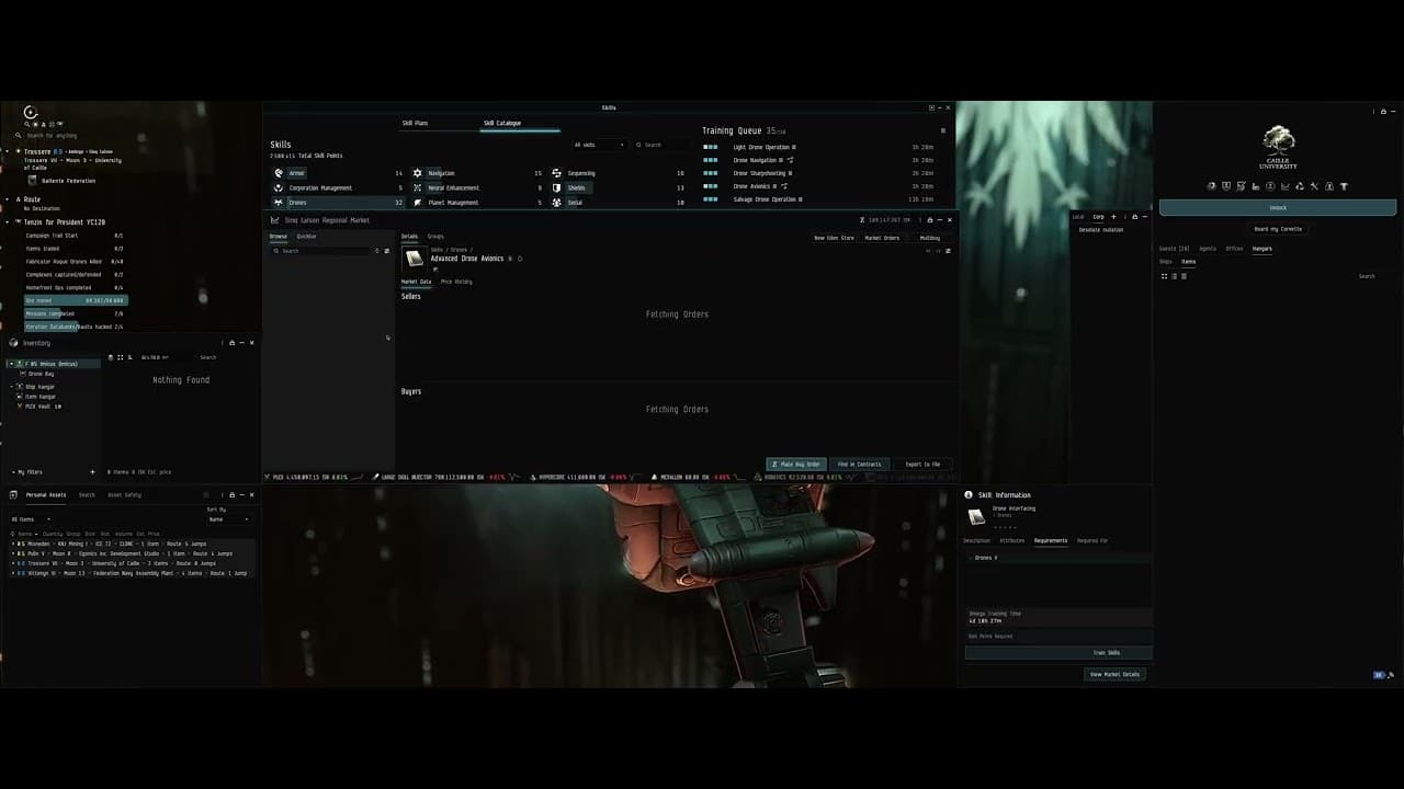 EVE Online - Creating a Skill Plan for Drones