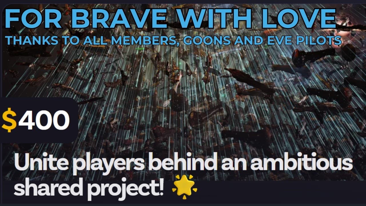 Unite players behind an ambitious shared project! To partner UP the Brave Youtube Channel.