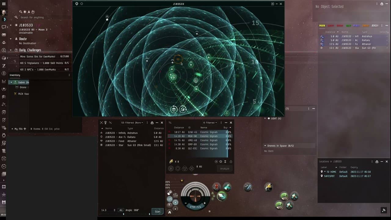 EVE Online Scanning / Relic Tutorial