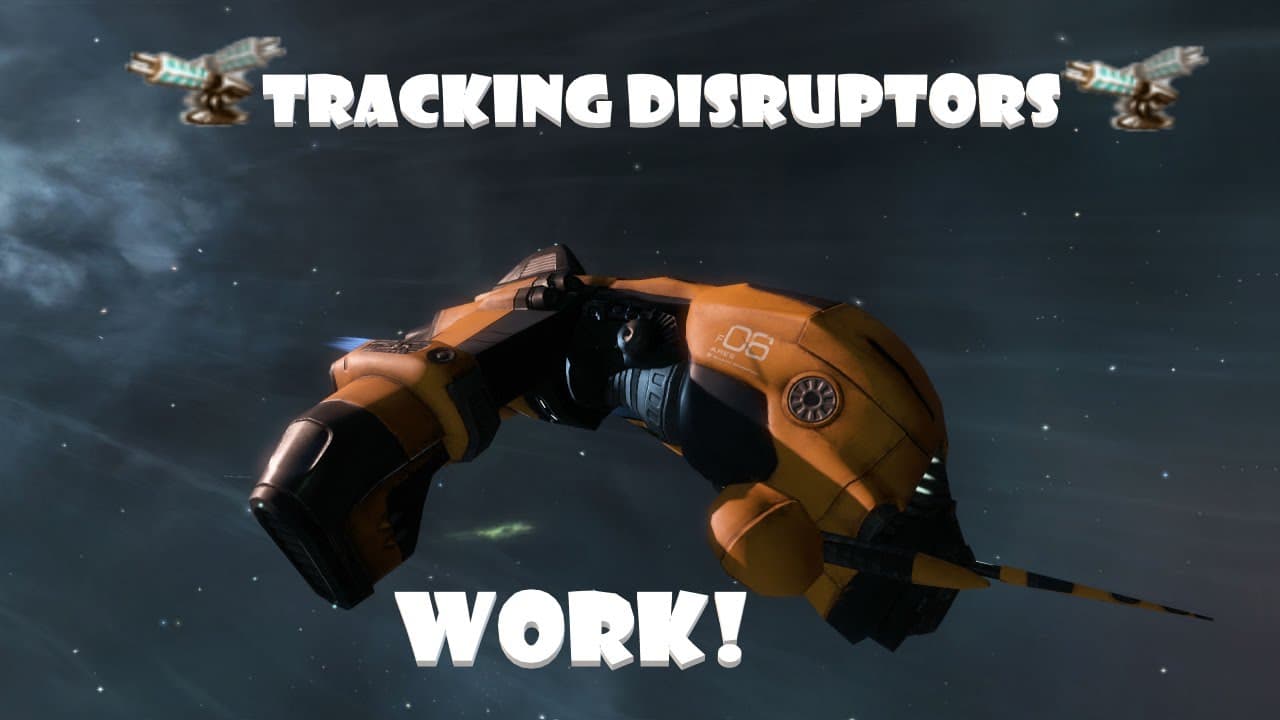 Eve Online- Tracking Disruptors DO Work (Taranis)
