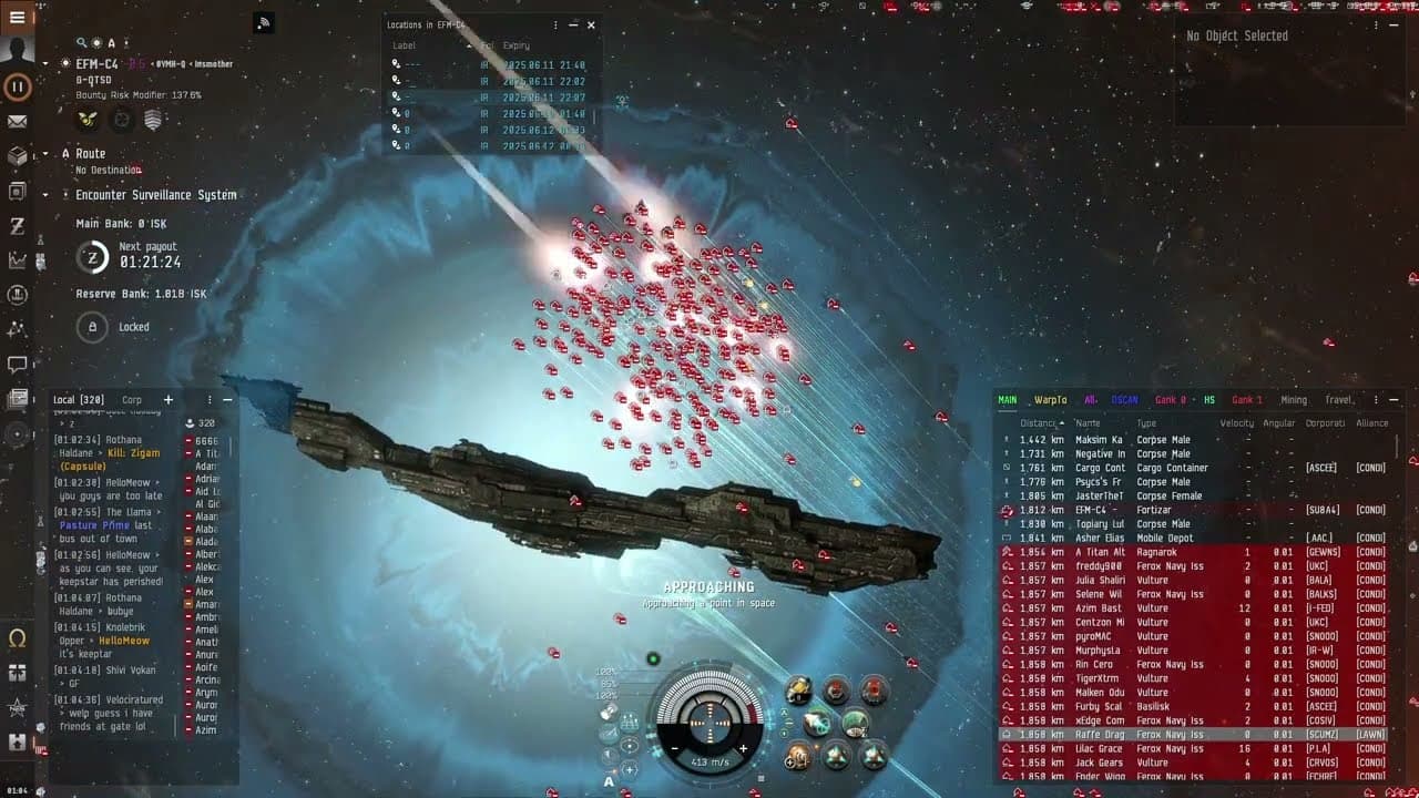 EVE Online - Goonswarm Federation x Pandemic Horde War - EFM-C4 Keepstar Destruction | YC127.160