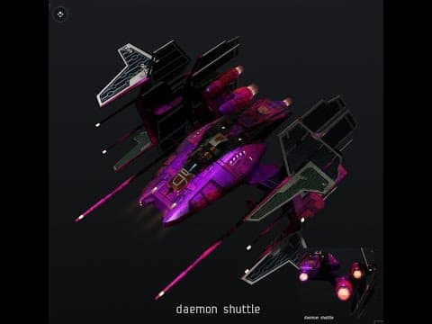 Eve Online - SKINR - Minmatar Shuttle  Design - daemon minmatar shuttle