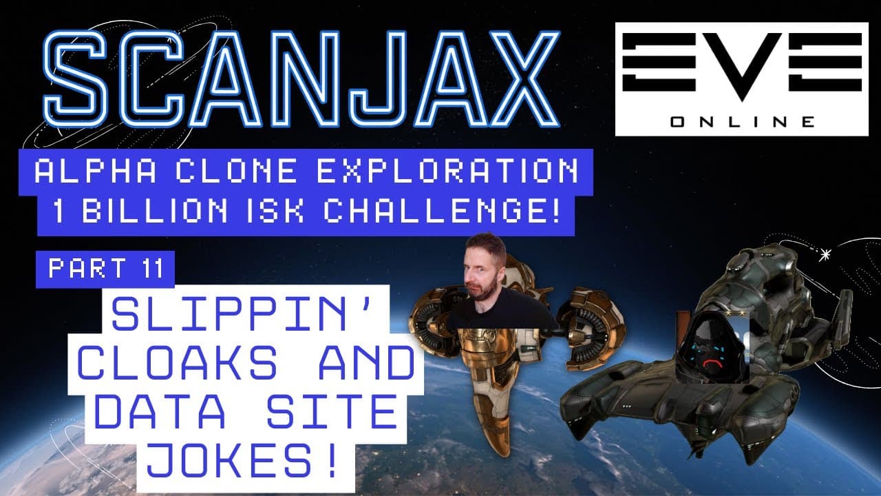 🚀 1 BILLION ISK EXPLORATION CHALLENGE | EVE Online Alpha Clone - Ep11 SLIPS AND HACKS IN WORMHOLES