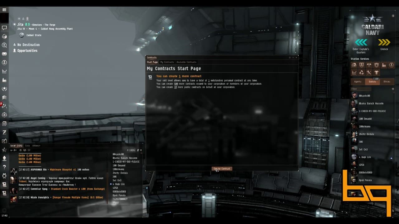 BQ guide series for EVE Online | How to "scam" contracting. Missing numbers.