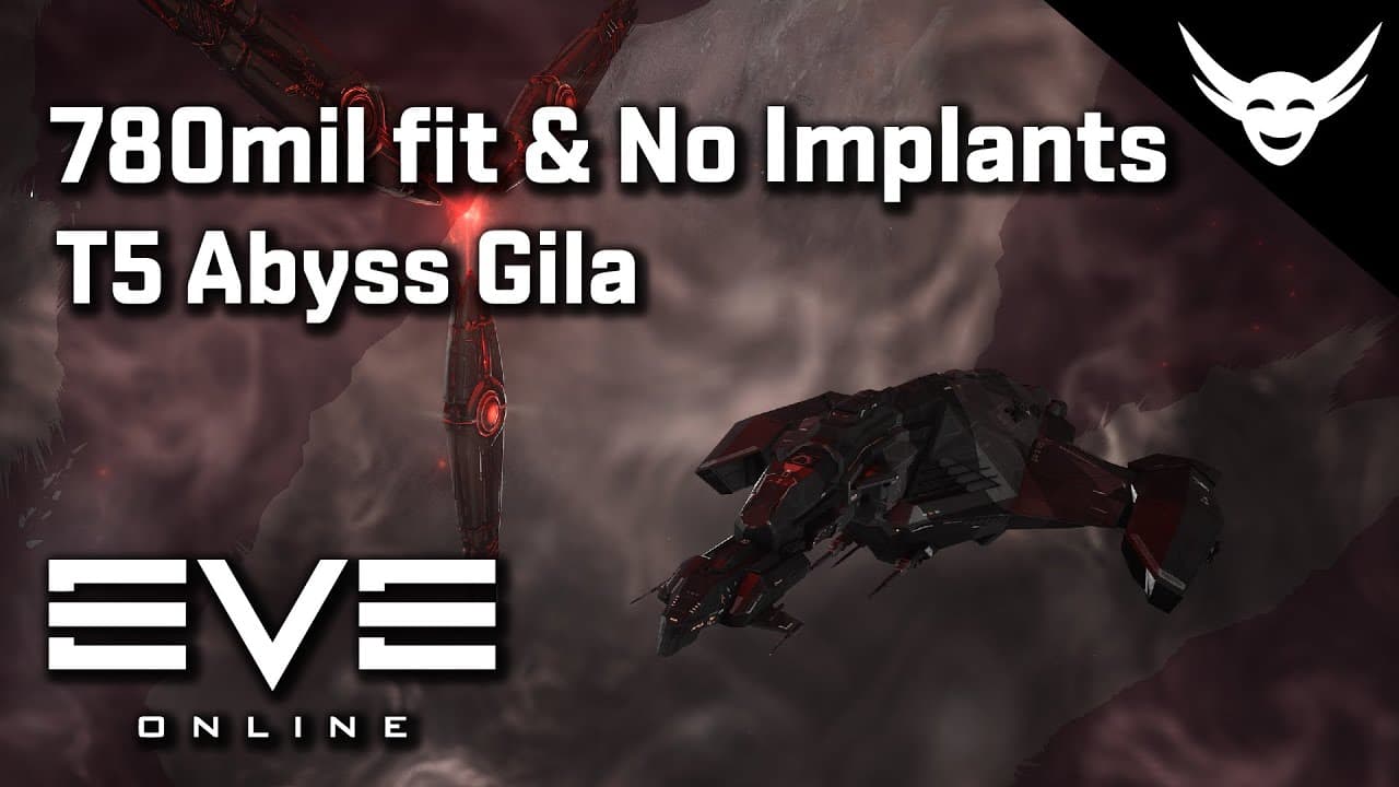 EVE Online - 780mil T5 Hybrid Gila strong ship!