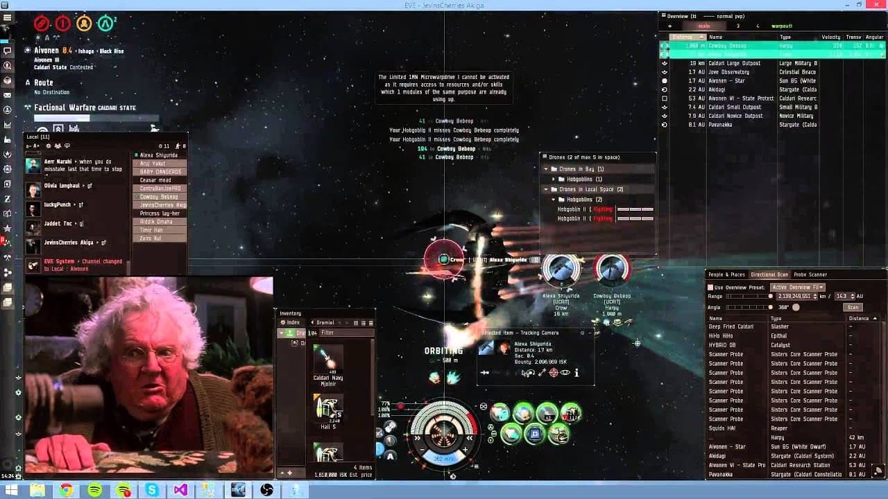 Dual Prop Dramiel Vs. Harpy and Crow