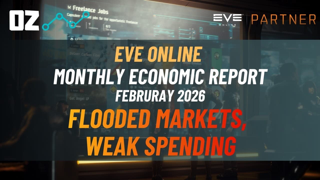 Flooded Markets, Weak Spending - February MER Analysis (EVE Online)