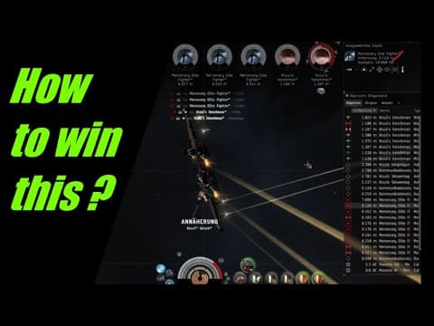 EVE Online amazing battle + Agent mission