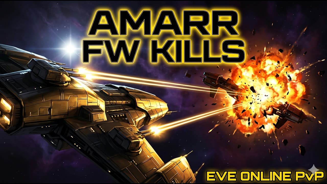 EVE Online 2026: Amarr FW Laser Meta & Anti-Kite Kills | Raw Footage from Low-Sec PvP
