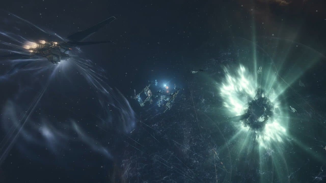 Eve Online. Lussy Lou's titan (Erebus) is dead. iBeast had fun on BWF-Oijanen gate.