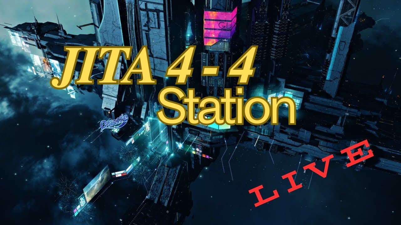 JITA LIVE!!..Watch Jita 4-4 Station: EVE Online' s Iconic Marketplace #eveonline #eveonlinegameplay