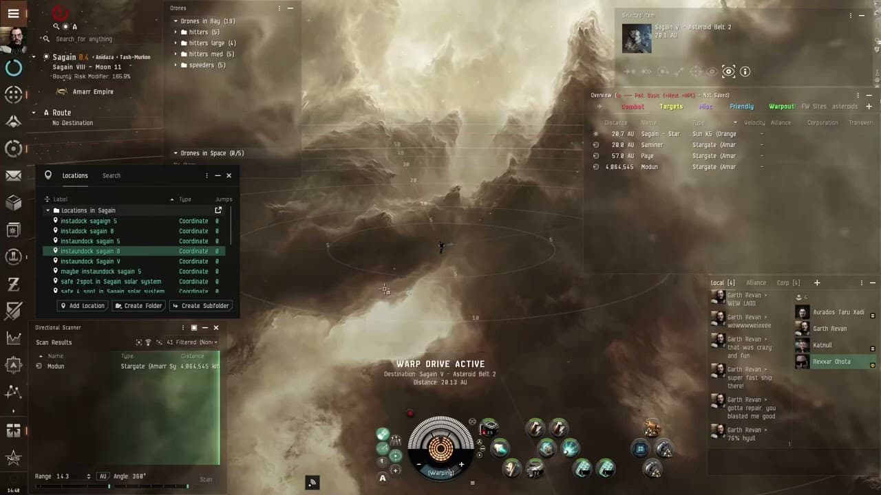 [GAMING][EVE ONLINE] i fight an Orthrus and a Gnosis in my Myrm Navy Issue (i lose)