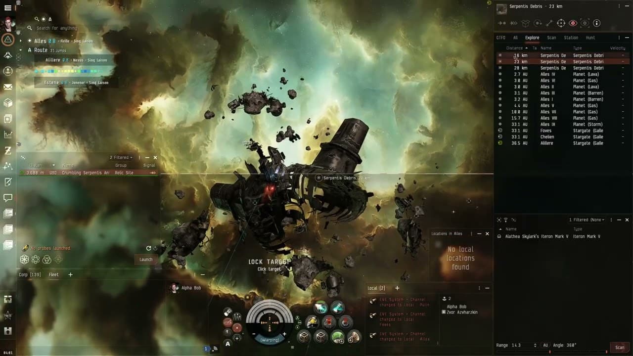 EVE ONLINE - Alpha Bob Hacking in High-Sec (~100% safe = 10-30M ISK/hr)