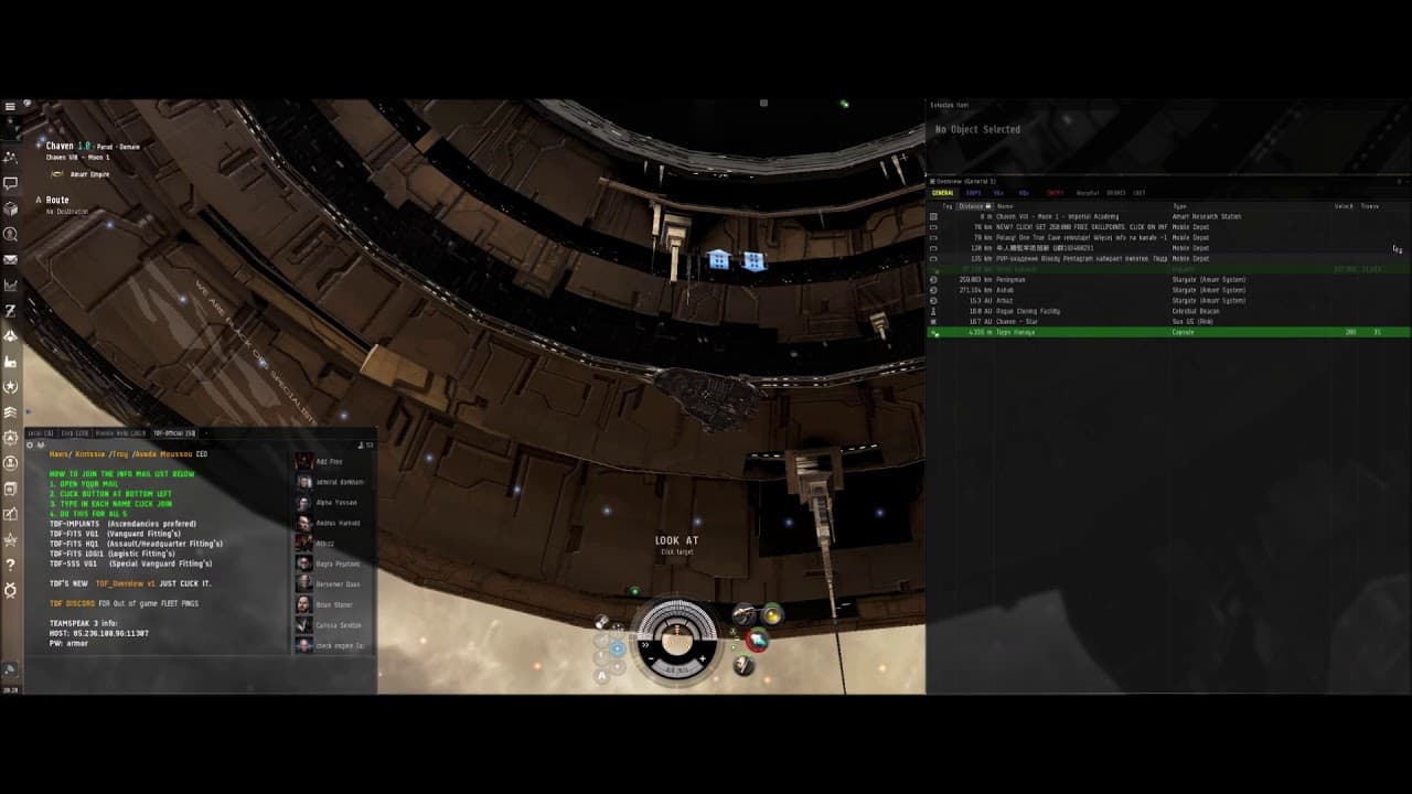 TDF Incursions Overview Setup