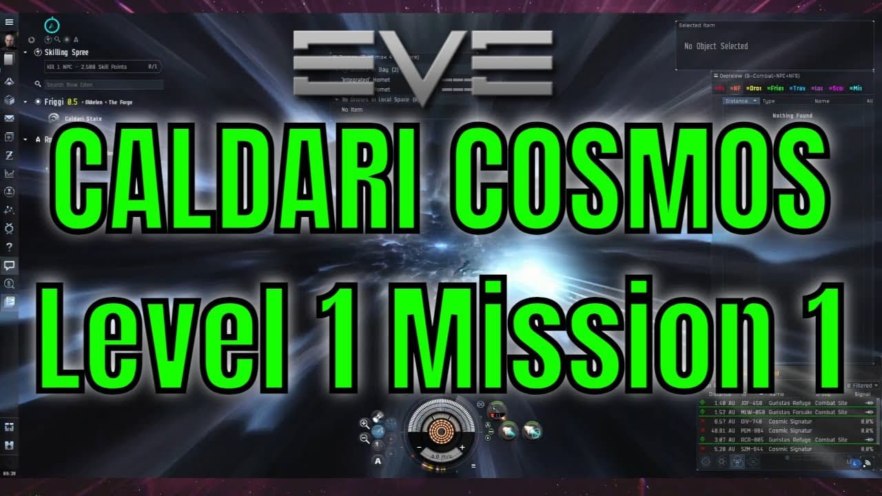 EVE Online - Caldari Cosmos level 1 mission 1