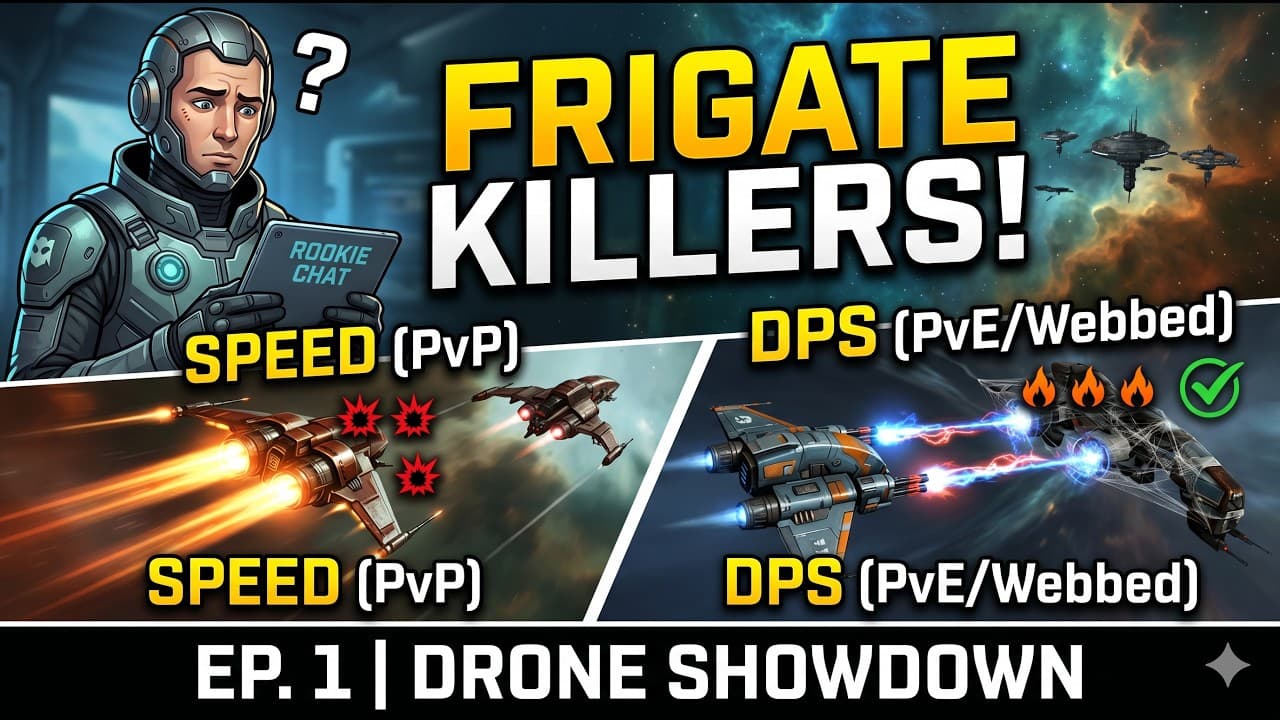 Answering EVE Online Rookie Chat: Which Light Drone is BEST?
