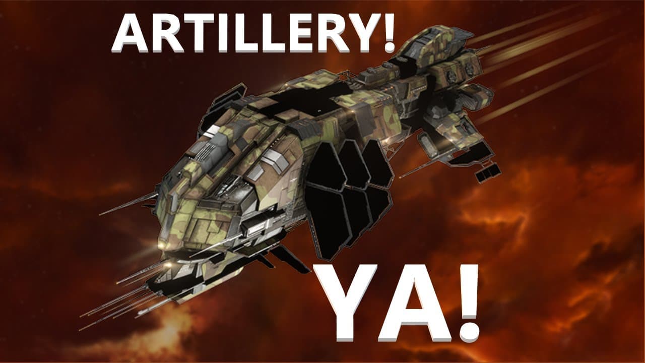 Eve Online- Artillery in the Thrasher YA!