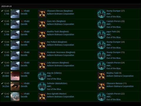 [EVEONLINE / AMC] 24 SEP 2025 Funny incursion