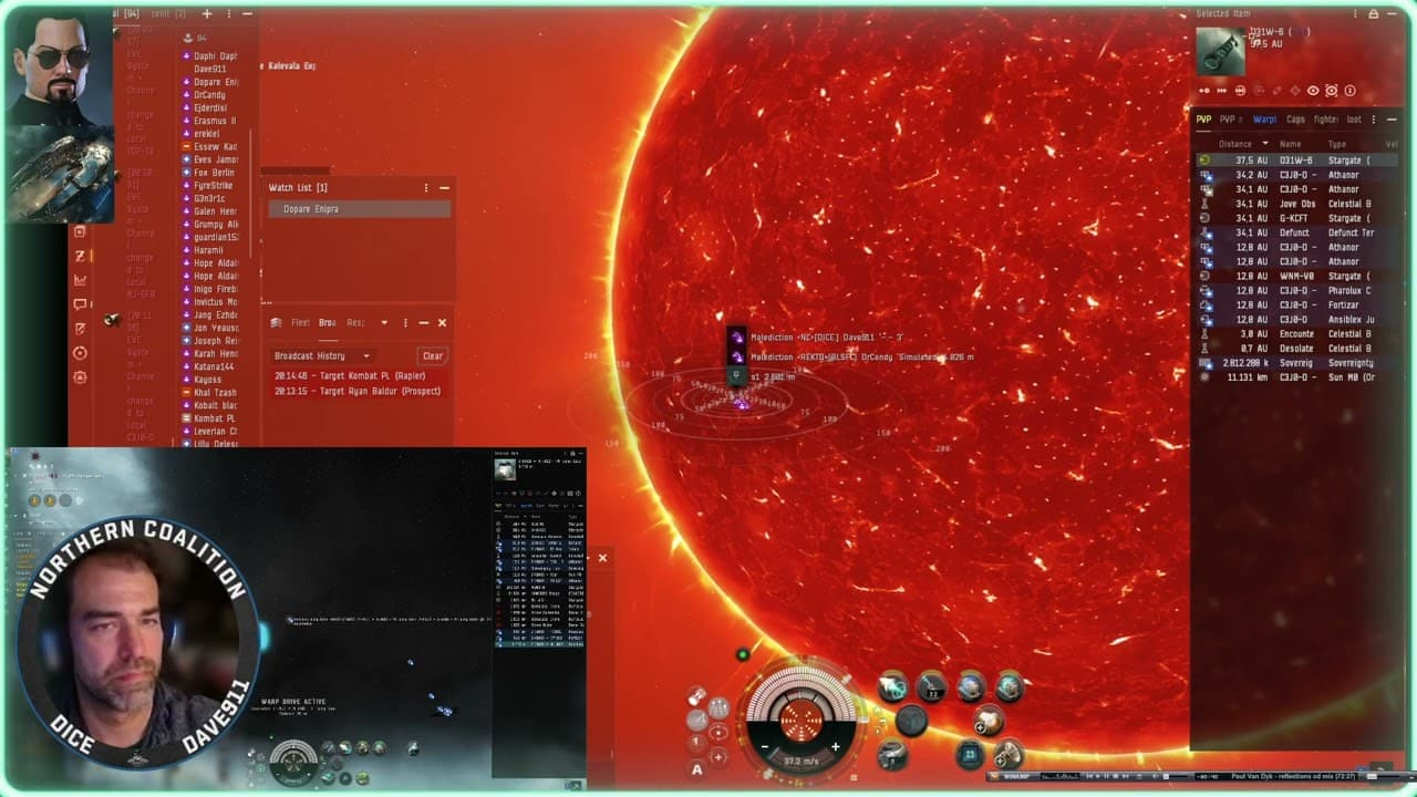 *EveOnline* *PVP* Standing Fleet Hunter 20/06