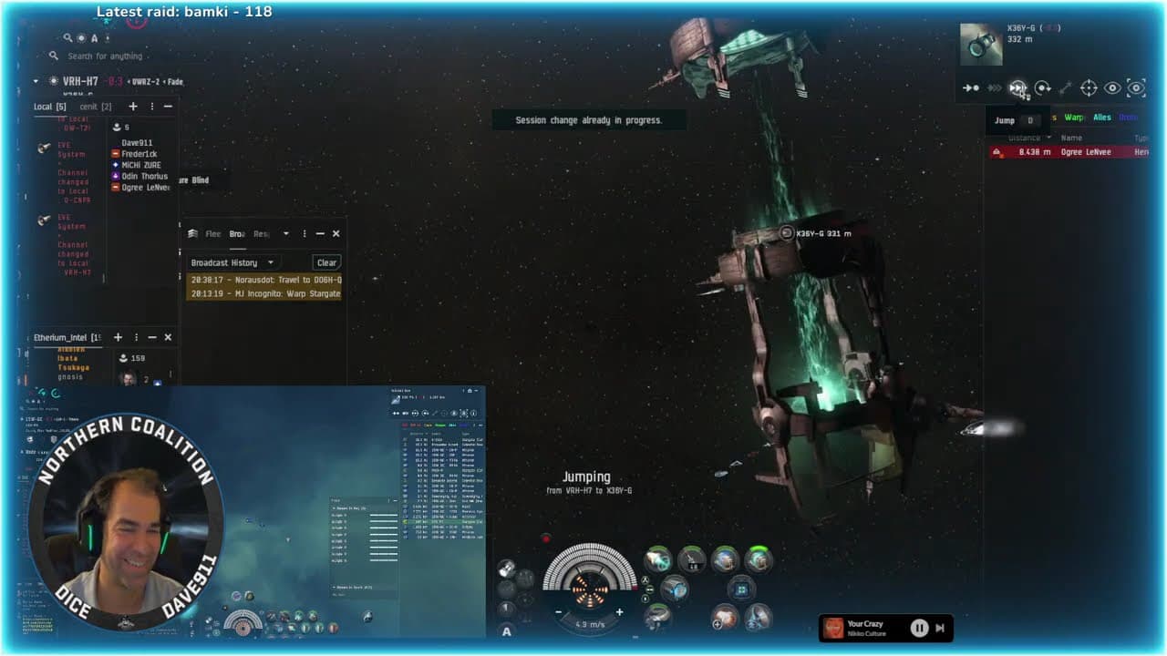 *EveOnline* *PVP* Fleet hunter 22/11