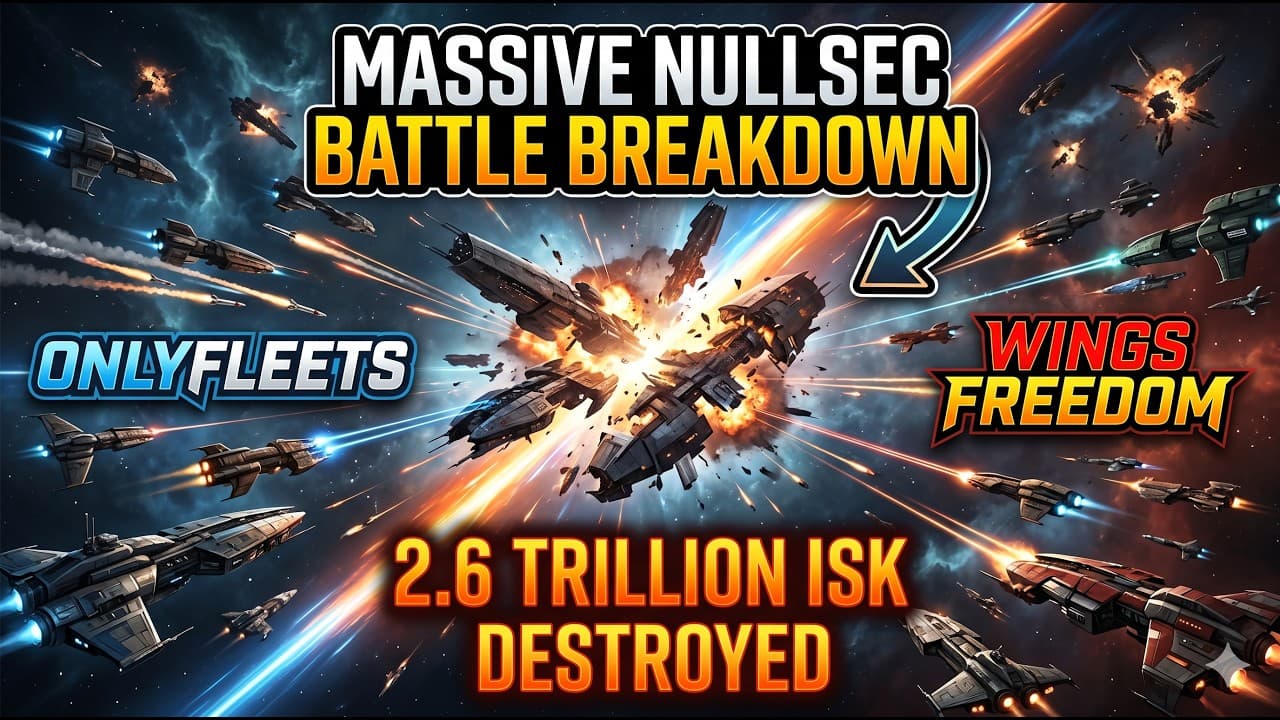The 2.6 TRILLION ISK Meatgrinder! EVE Online Supercapital Brawl in T8T-RA Querious