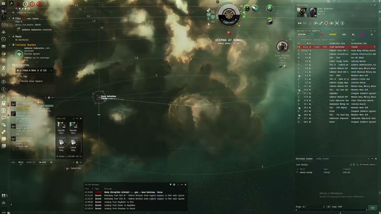 EvE ArtyRifer Vs DualPoint Tristam - Win