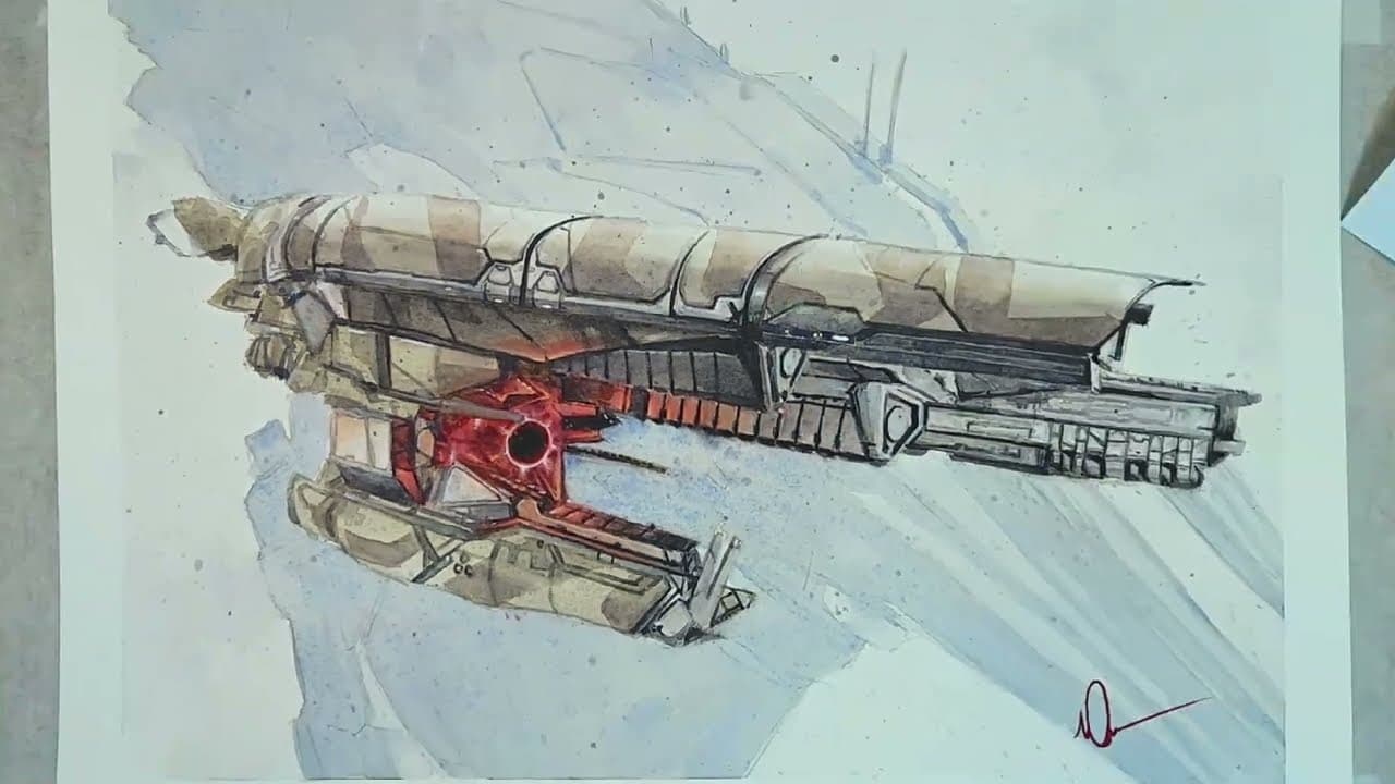 Eve Online Art - Babaroga painting timelapse