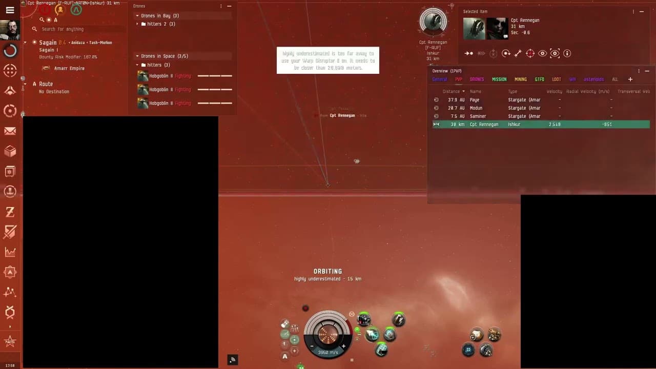 [GAMING][EVE ONLINE] I take my Fed Navy Comet against an Ishkur and come close!