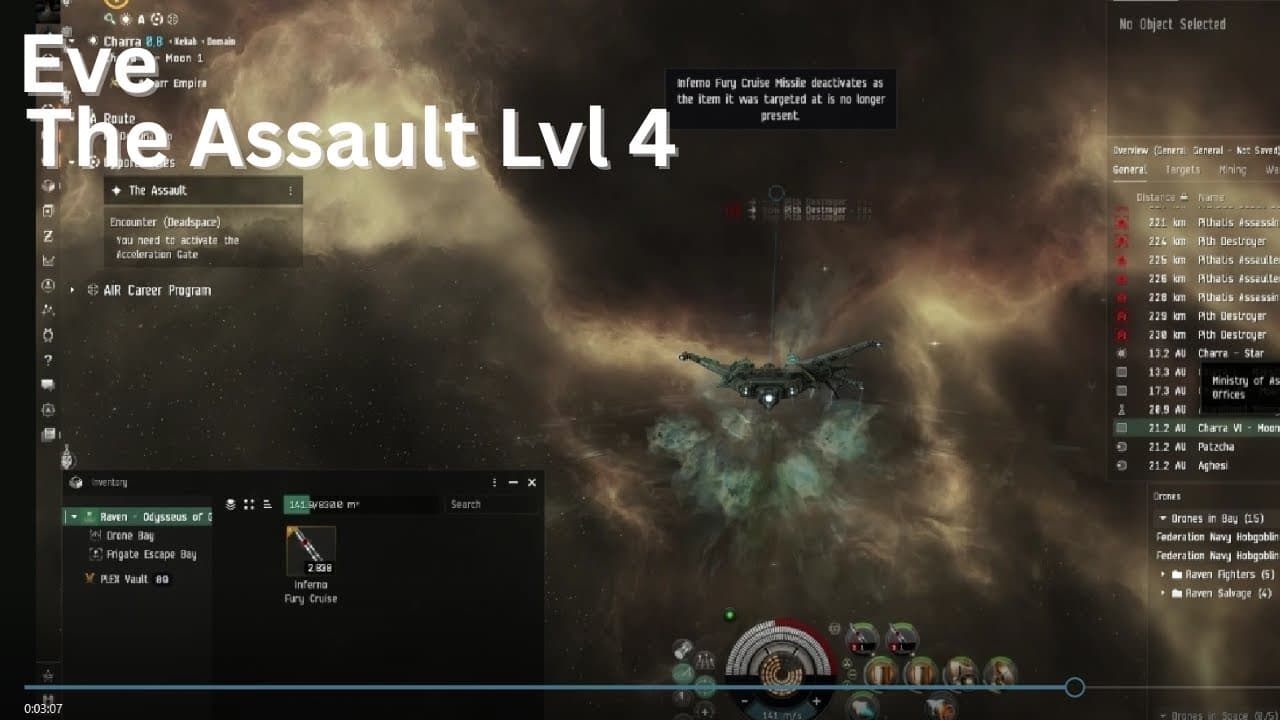 Eve The Assault Level 4 In A Battleship