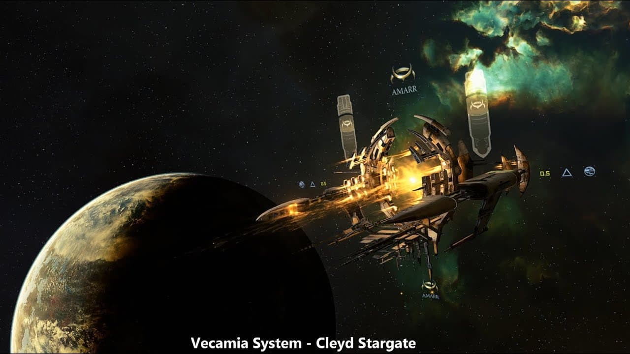 EVE Online Station Tours: Vecamia System - Cleyd Stargate