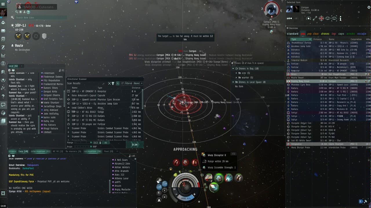 Cynabal vs Osprey Navy Issue and Keres and something else...
