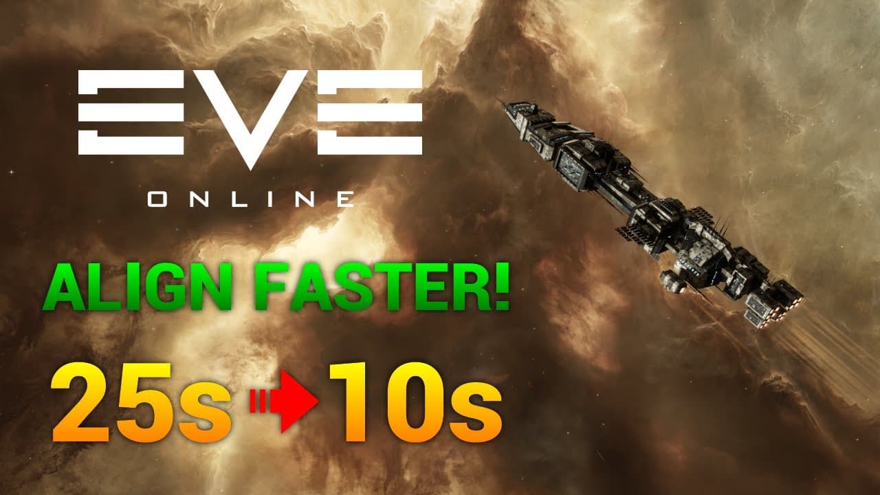 Align Faster With Big Slow Ships Using This Trick (EVE Online)