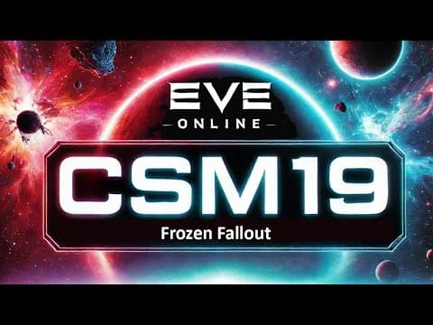 Eve Online CSM19 Interview | Frozen Fallout