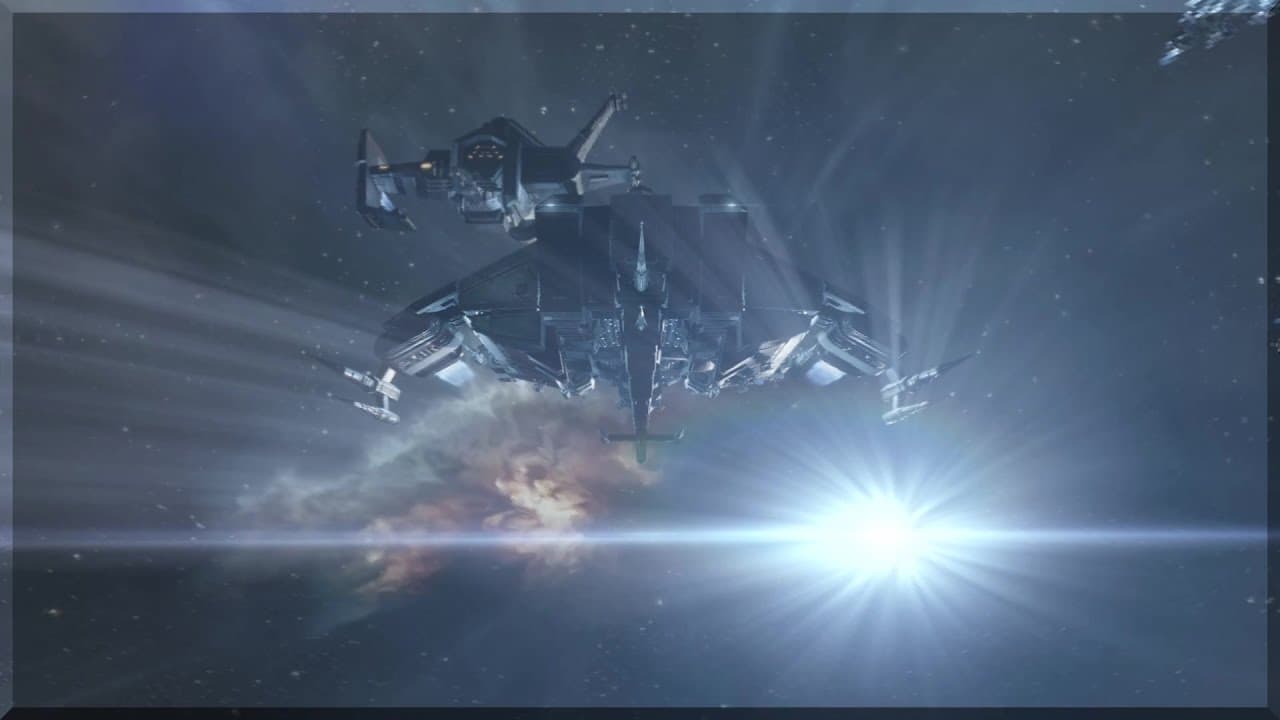 Eve Online Hamburger - Feroxes between 2 fleets of Hurricanes.