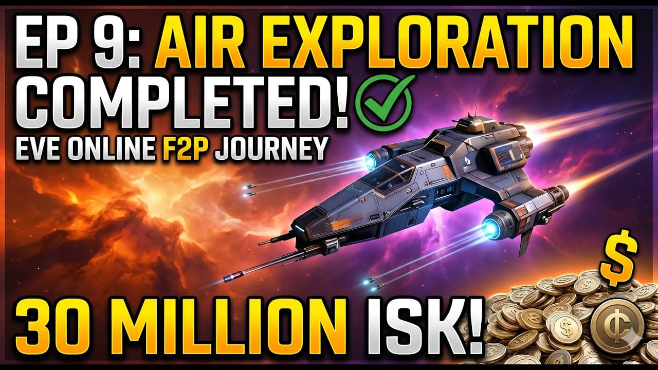 EVE Online Free to Play | Completing the AIR Exploration Program & Low-Sec Scanning (Ep 9)