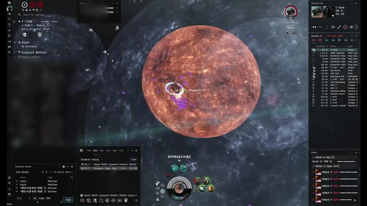 EVE Online - INIT Whaling: Caught Fraternity Rorqual (2025-09-26)