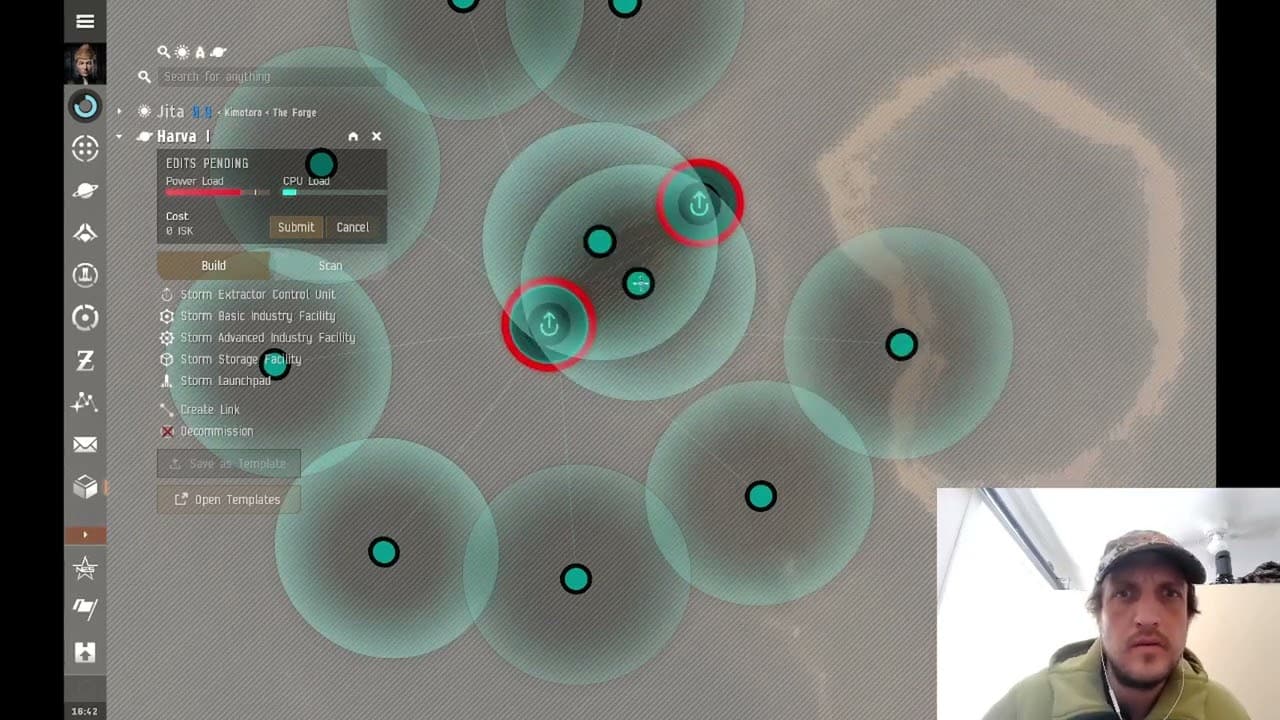 Eve Online: Planetary Industry Rebuilding a few Planets, Checking on Income