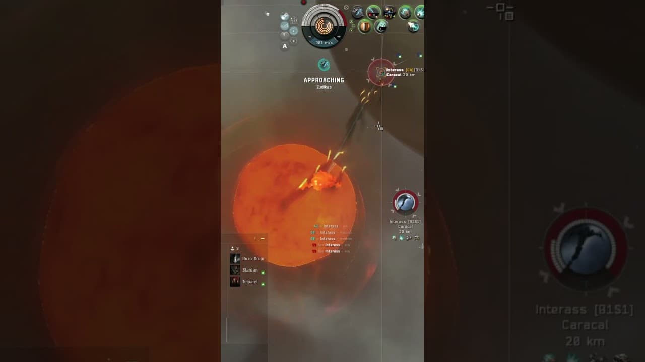 Caracal vs Loki #eveonline #gaming #pvp