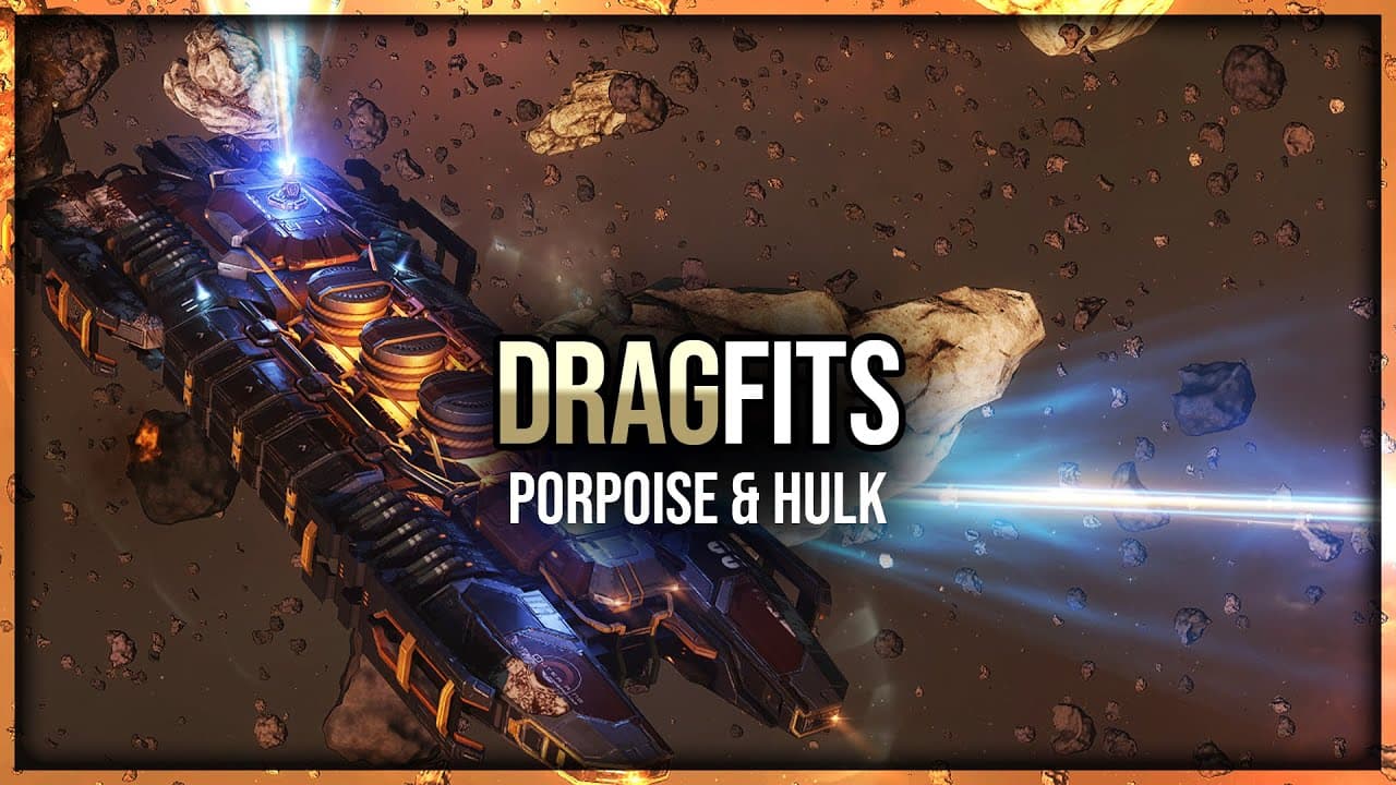 Eve Online - Drag Mining Porpoise & Hulk Fits