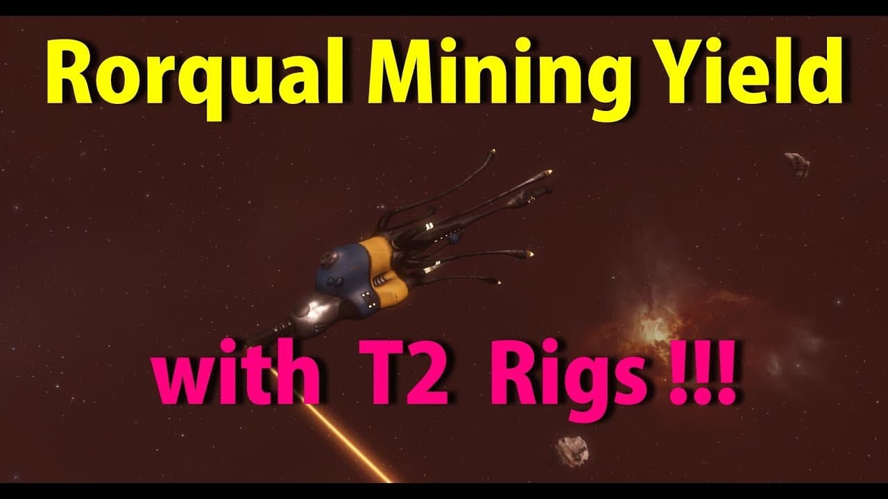 Rorqual Mining Yield with T2 Rigs - EVE Online