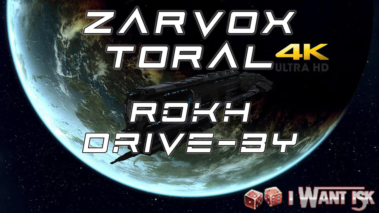 [Eve Online] Solo Rokh Drive By vs 4-man Gang