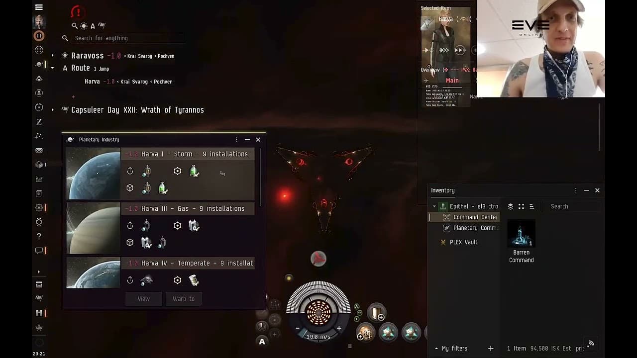 Eve Online: 28M Epithal Run, Rebuilding PI (With Commentary)