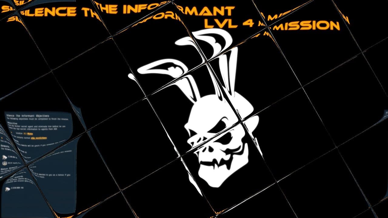Eve Online | #PvE | Silence the Informant LvL4 Mission [4k]