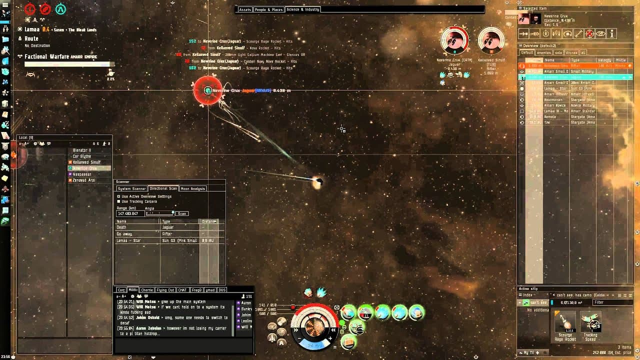 Eve Online: Hookbill vs Jaguar