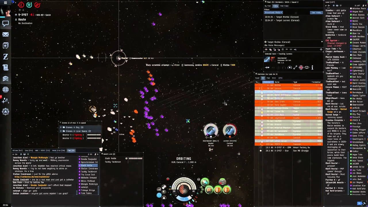 BNI Caracal/Moa Fleets' Pincer Maneuver Decimates "The Kadeshi" Caracals in V-3
